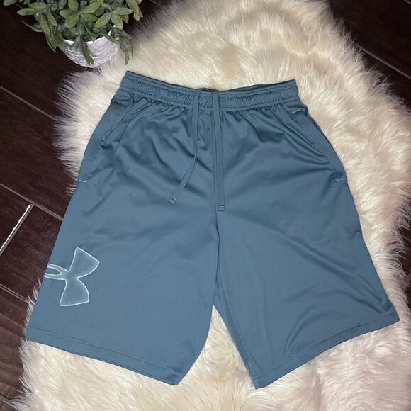 Under Armour turquoise basketball shorts sz Medium - Picture 1 of 7